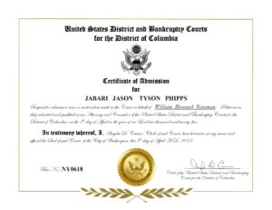 JJTP United States District and Bankruptcy Courts for the District of Columbia