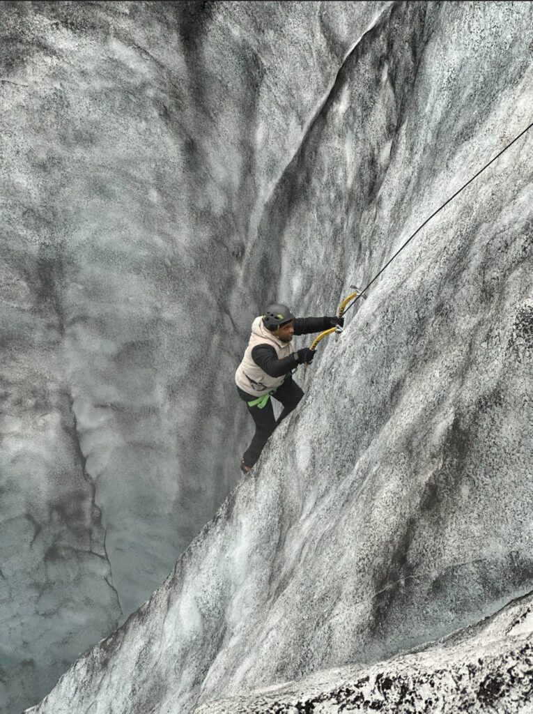 ice climbing in iceland